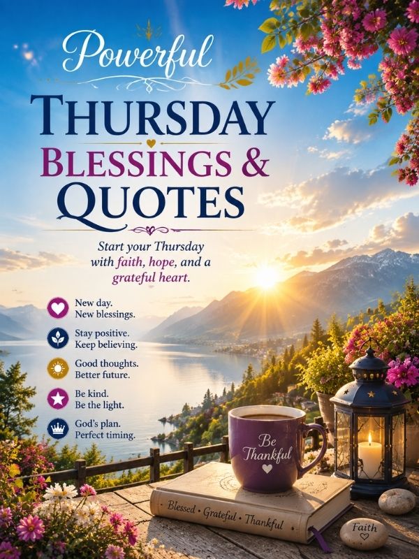 Powerful Thursday Blessings & Quotes