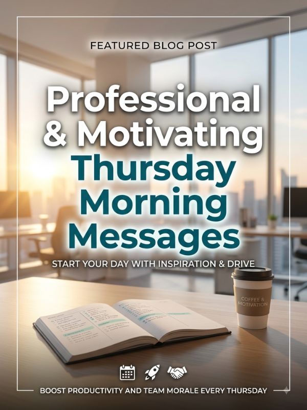 Professional & Motivating Thursday Morning Messages
