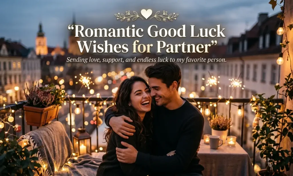 Romantic Good Luck Wishes for Partner