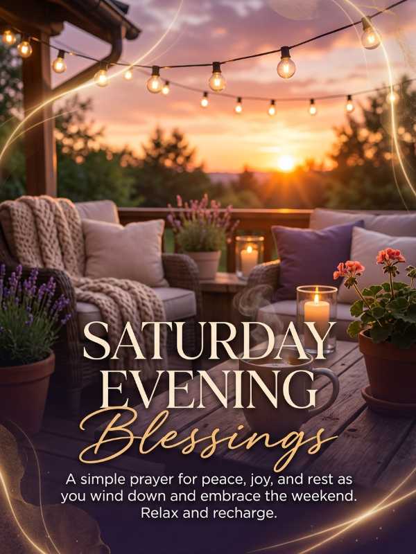 Saturday Evening Blessings