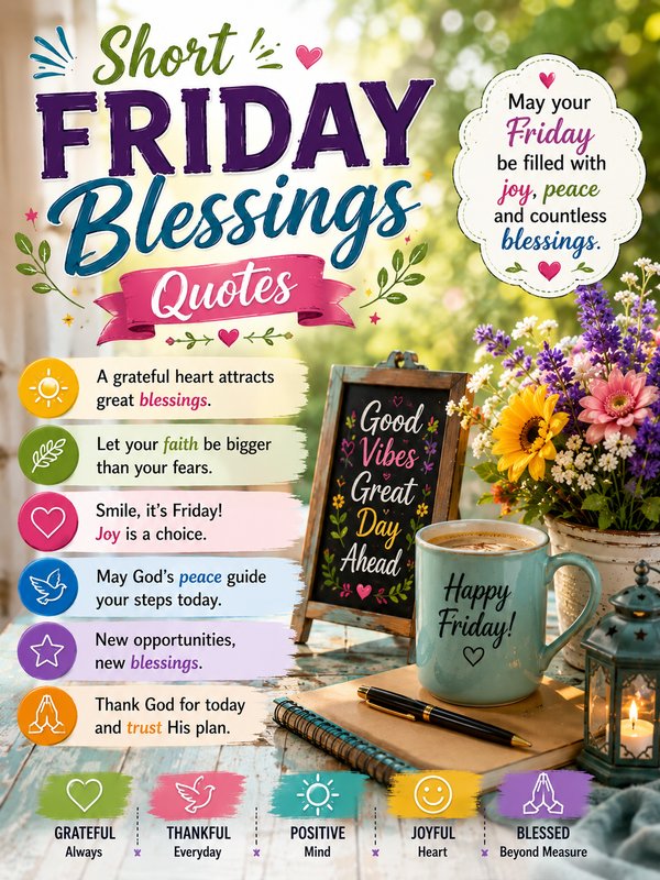 Short Friday Blessings Quotes