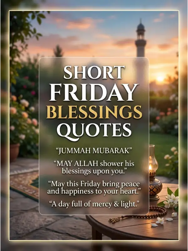 Short Friday Blessings Quotes