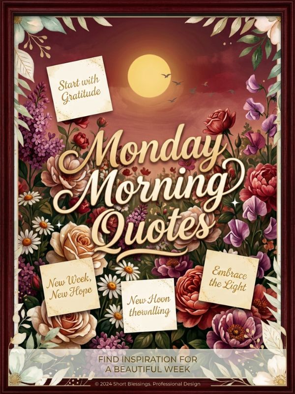 Short Monday Blessings Quotes