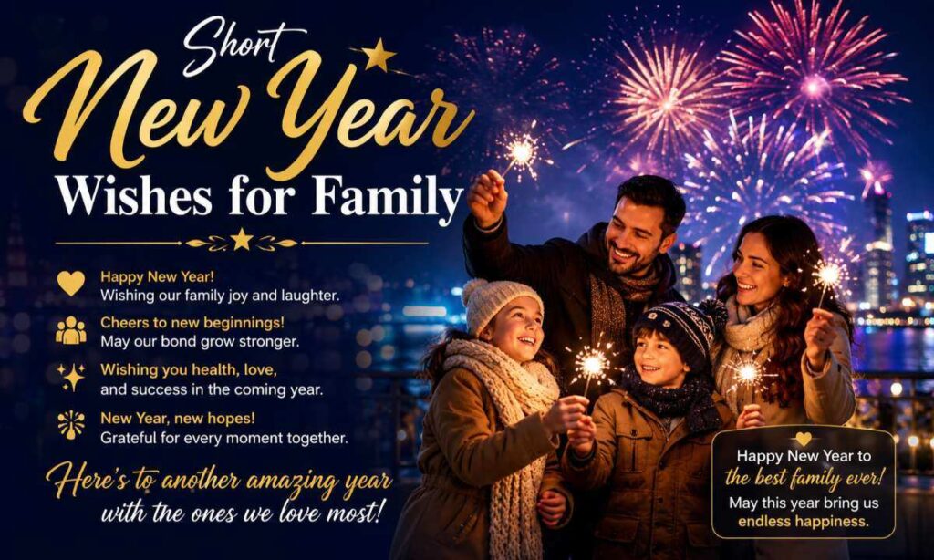 Short New Year Wishes for Family