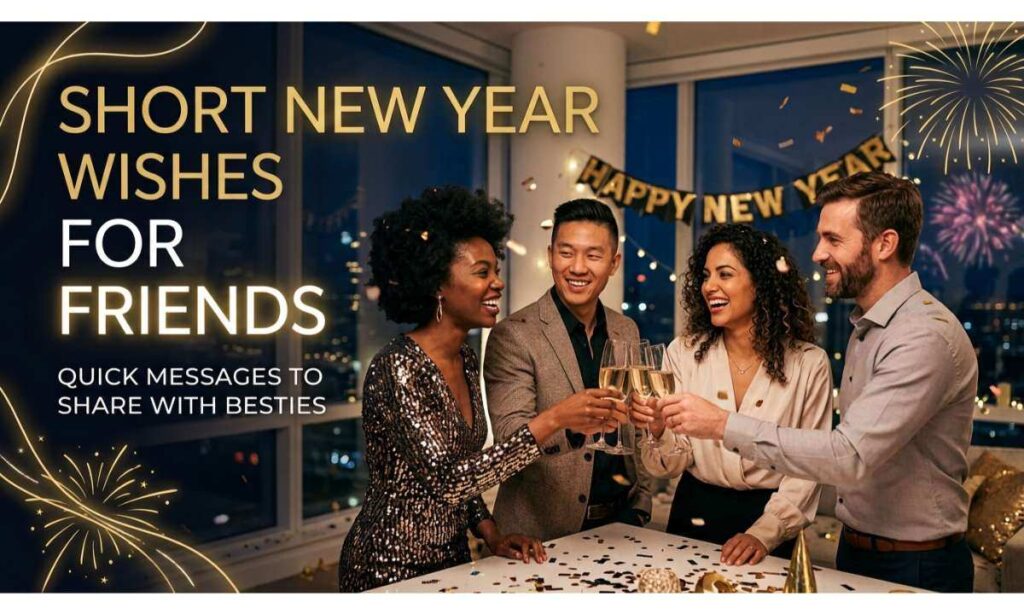 Short New Year Wishes for Friends