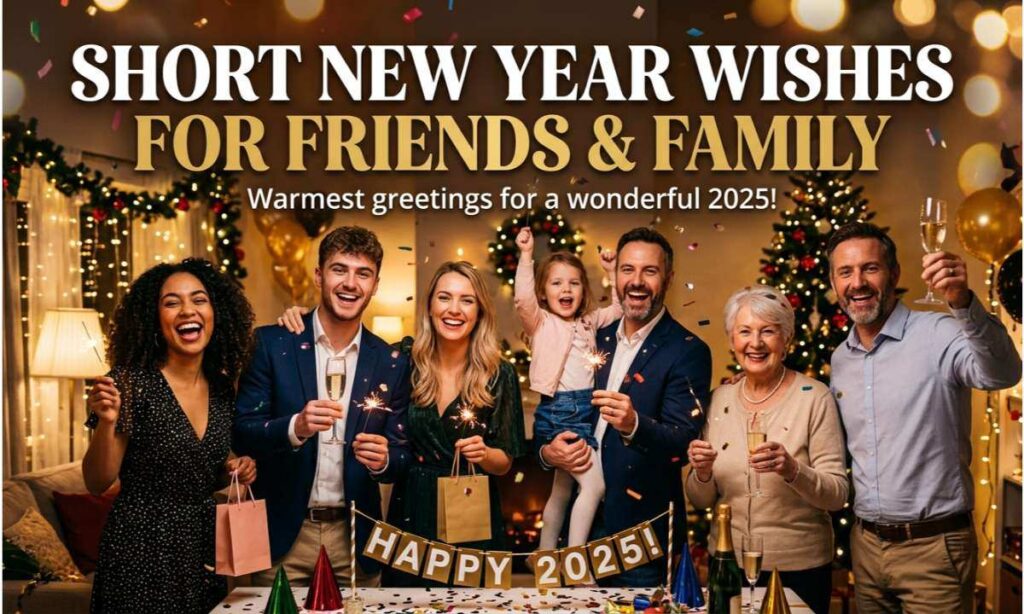 Short New Year Wishes for Friends and Family