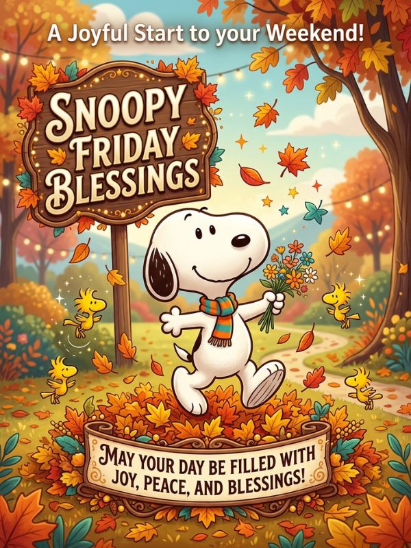Snoopy Friday Blessings