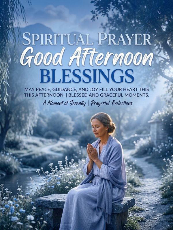 Spiritual Prayer Good Afternoon Blessings