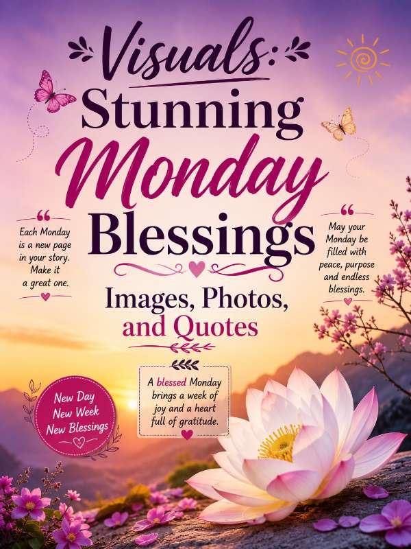 Stunning Monday Blessings