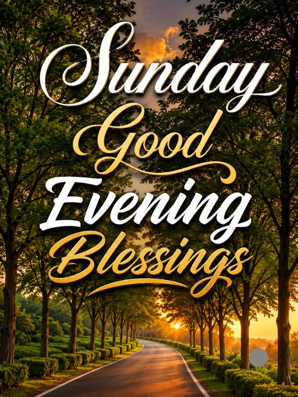 Sunday Good Evening Blessings 