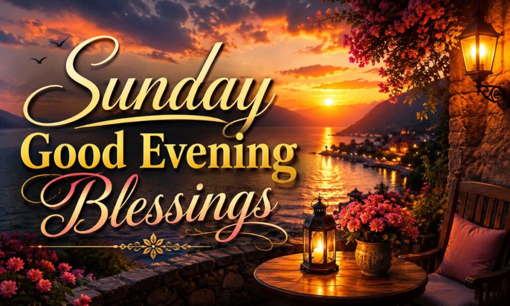 Sunday Good Evening Blessings