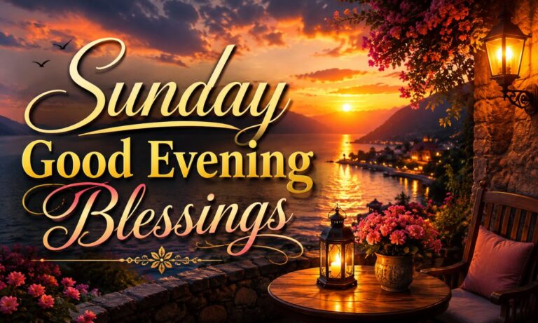 Sunday Good Evening Blessings