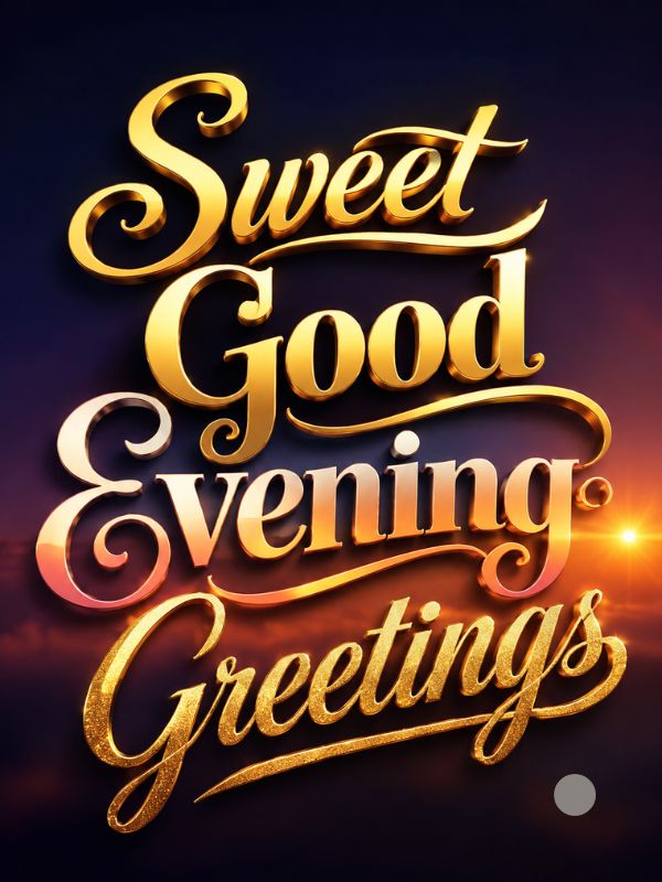 Sweet Good Evening Greetings