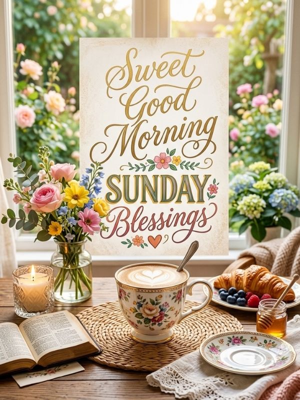 Sweet Good Morning Sunday Blessings