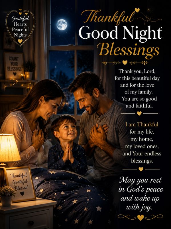 Thankful Good Night Blessings