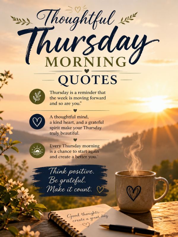 Thoughtful Thursday Morning Quotes