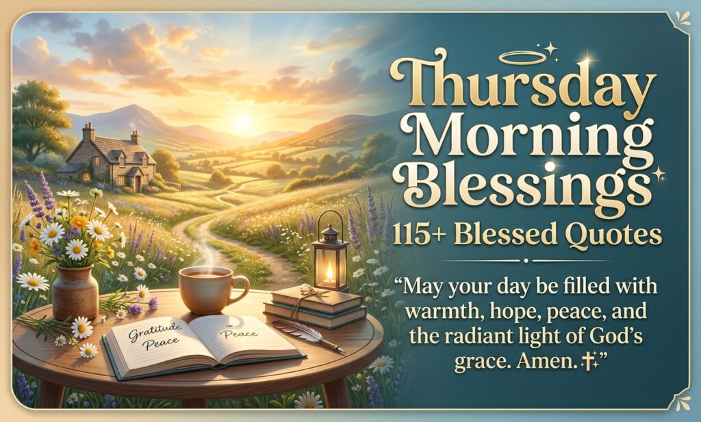 Thursday Morning Blessings115+ Blessed Quotes