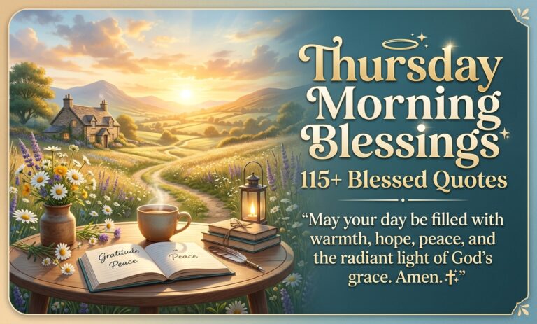 Thursday Morning Blessings115+ Blessed Quotes