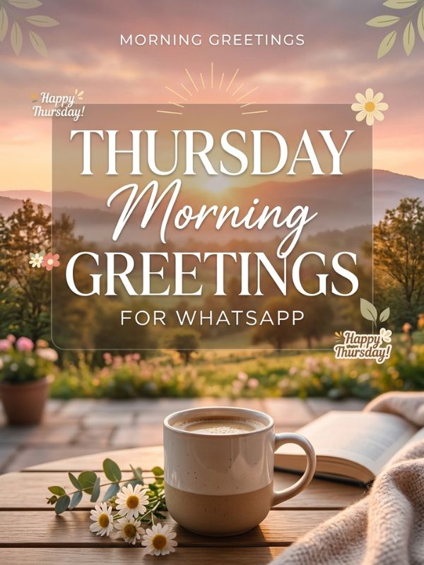 Thursday morning greetings for whatsapp