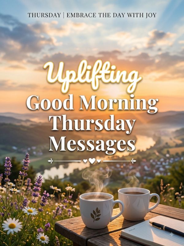 Uplifting Good Morning Thursday Messages