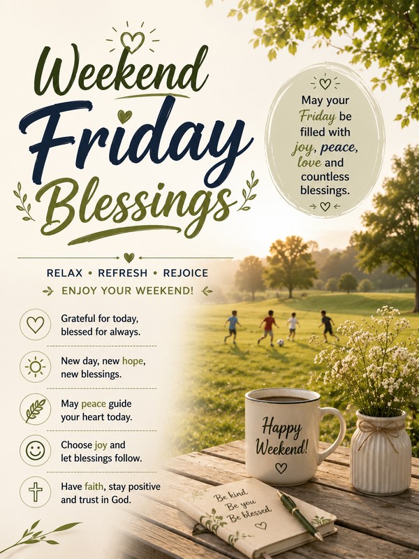 Weekend Friday Blessings