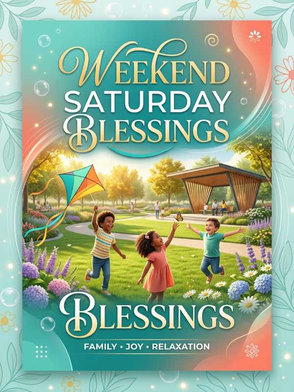 Weekend Saturday Blessings