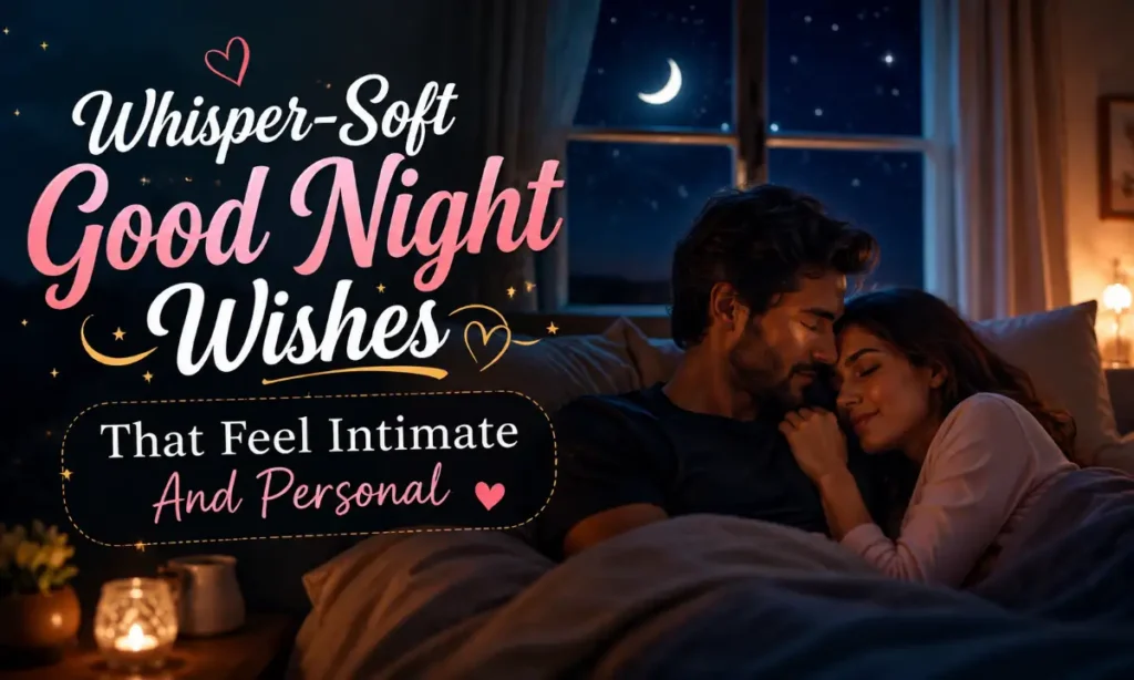 Whisper-Soft Good Night Wishes That Feel Intimate And Personal