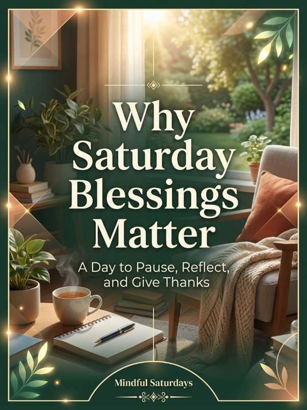 Why Saturday Blessings Matter