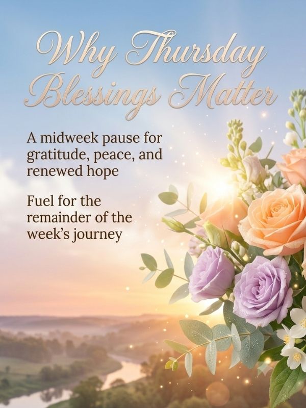 Why Thursday Blessings Matter