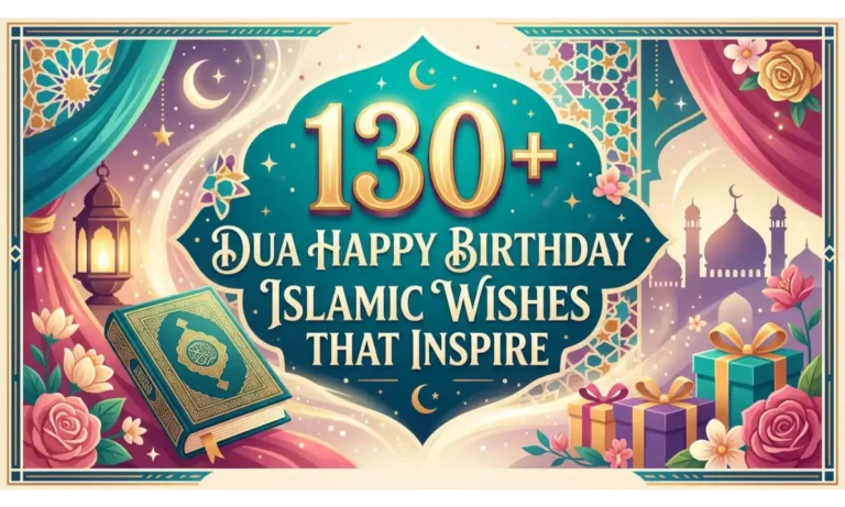 130+ Dua Happy Birthday Islamic Wishes