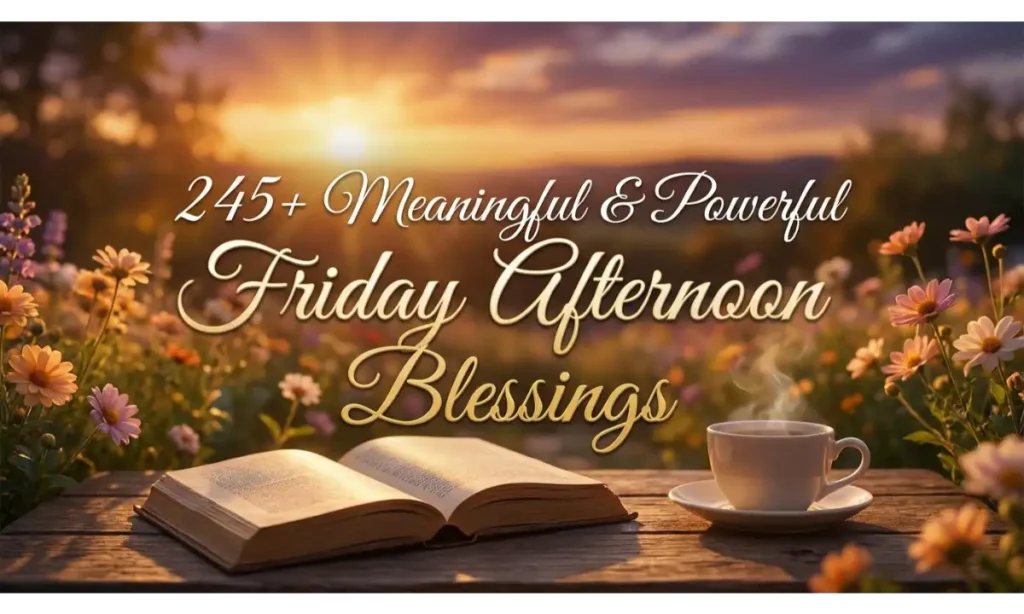 245+ Meaningful & Powerful Friday Afternoon Blessings