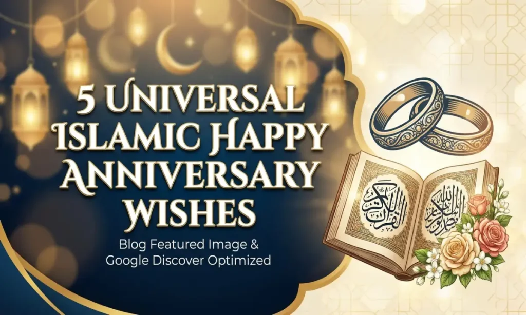 5 Universal Islamic Happy Anniversary Wishes