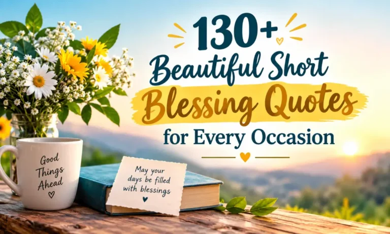 Beautiful Short Blessing Quotes