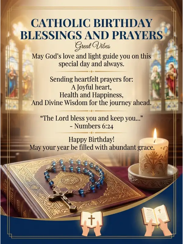 Catholic Birthday Blessings And Prayers