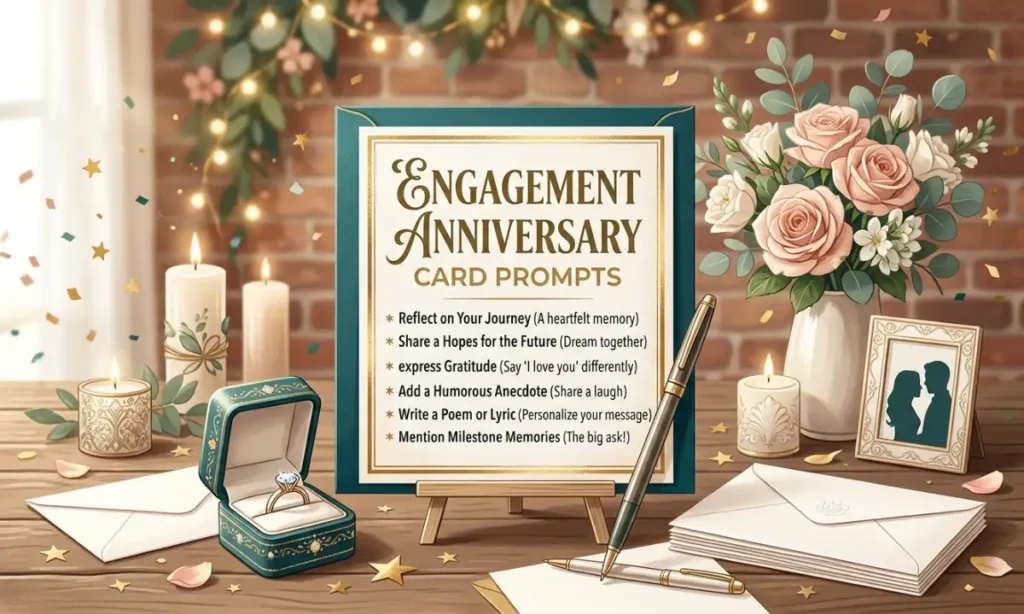 Engagement Anniversary Card Prompts