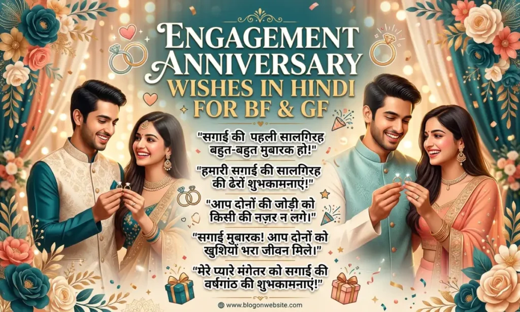 Engagement Anniversary Wishes In Hindi For Bf & Gf
