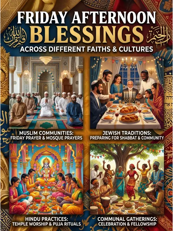Friday Afternoon Blessings Across Different Faiths and Cultures