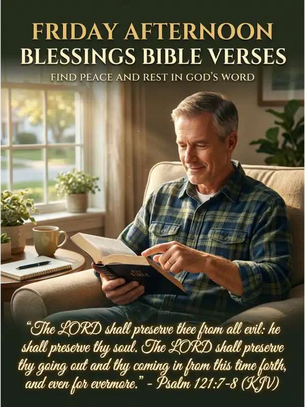Friday Afternoon Blessings Bible Verses