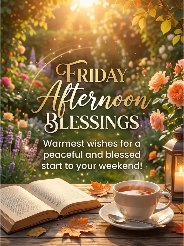 Friday Afternoon Blessings Images & GIFs