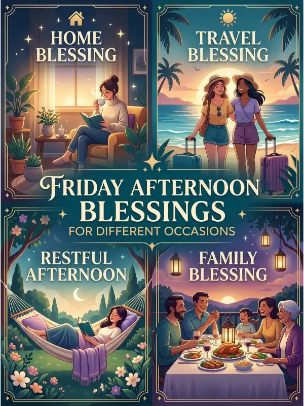 Friday Afternoon Blessings for Different Occasions
