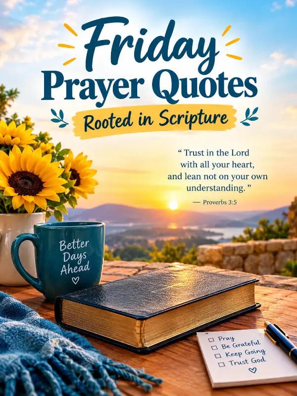 Friday Prayer Quotes Rooted in Scripture