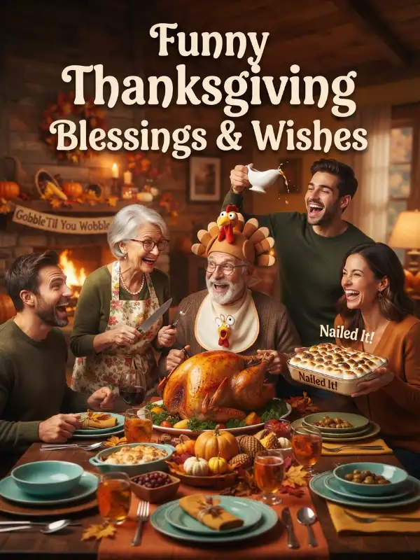 Funny Thanksgiving Blessings & Wishes