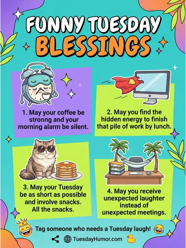 Funny Tuesday Blessings
