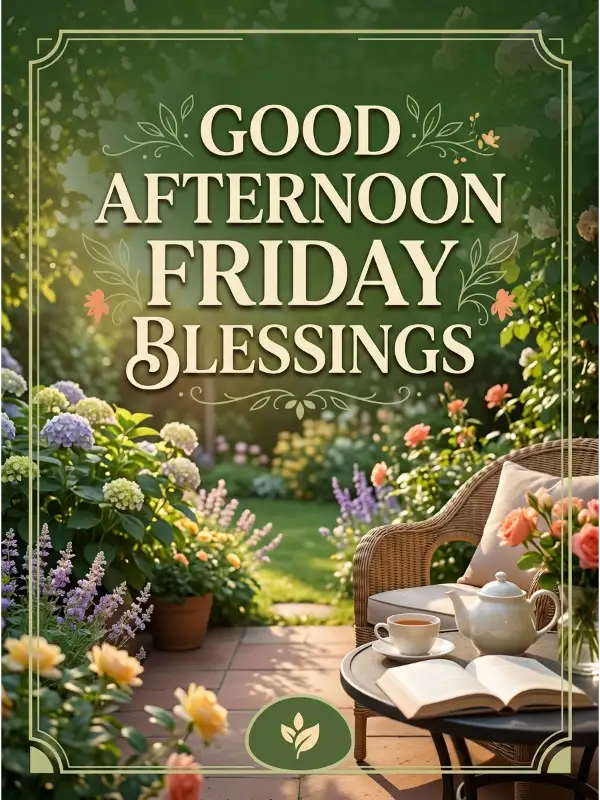 Good Afternoon Friday Blessings