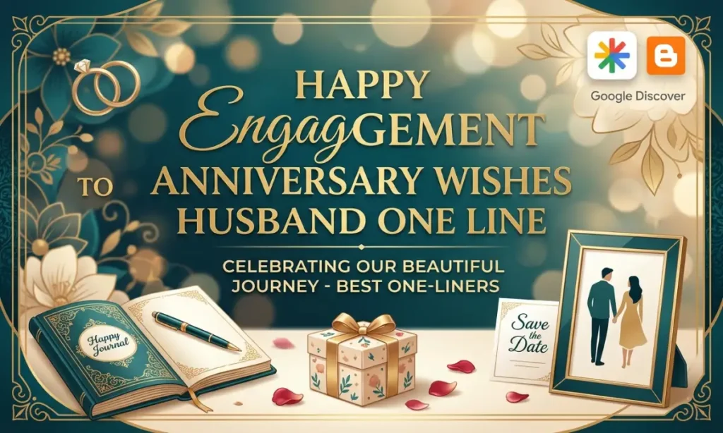 Happy Engagement Anniversary Wishes to Husband One Line