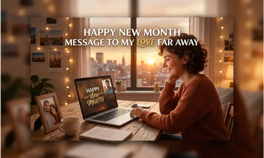 Happy New Month Message to My Love Far Away