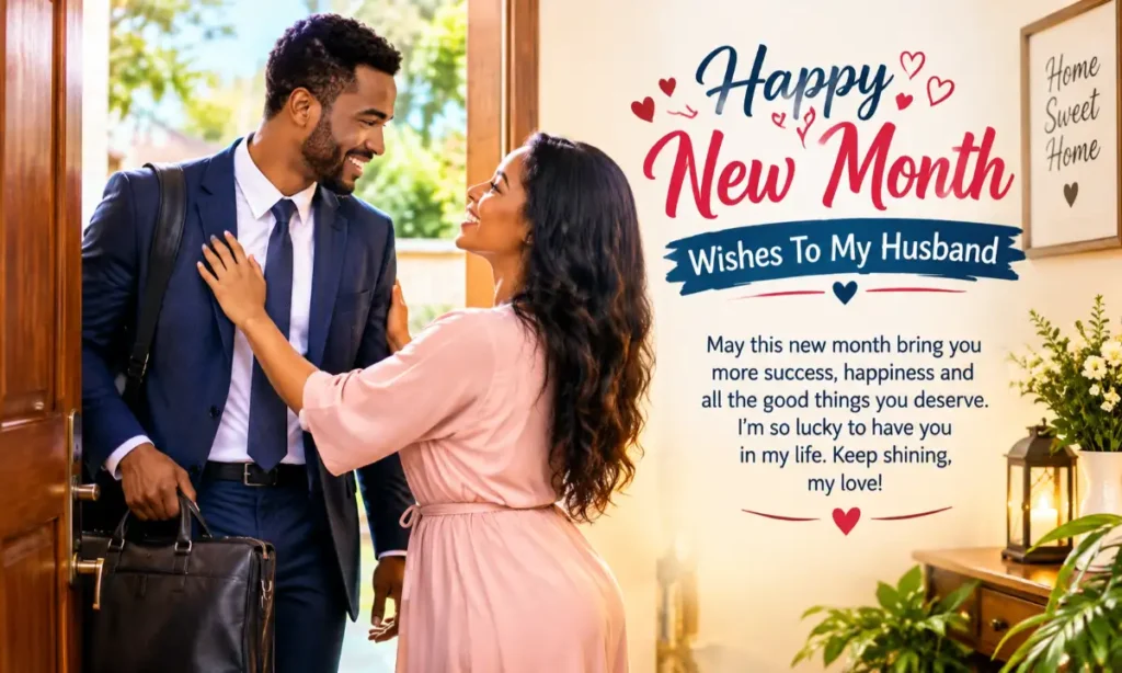 Happy New Month Wishes To My Husband