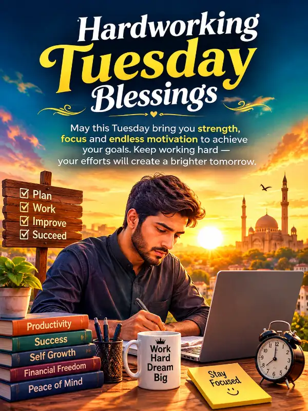 Hardworking Tuesday Blessings