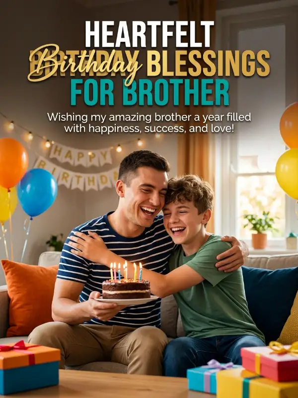 Heartfelt Birthday Blessings for Brother