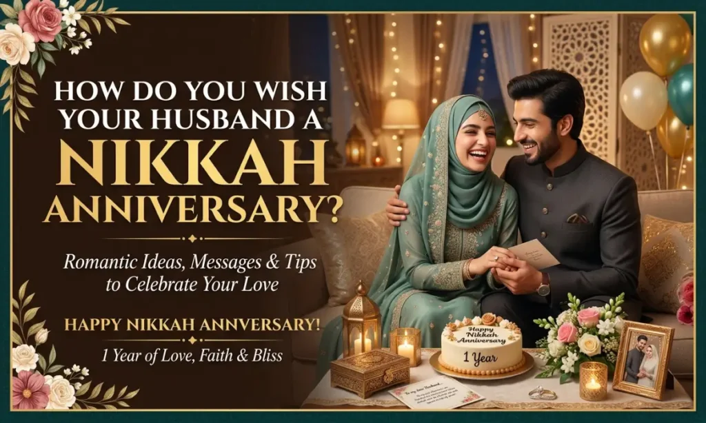 How Do You Wish Your Husband a Nikkah Anniversary?